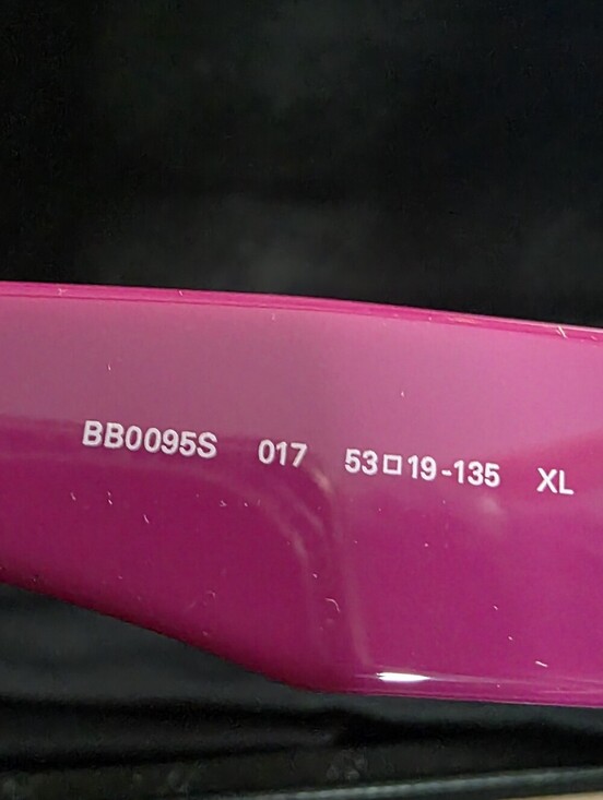 Gorgeous Balenciaga Fuchsia Cat Eye BB Logo Designer Sunglasses BB0095S Nwt main image 6